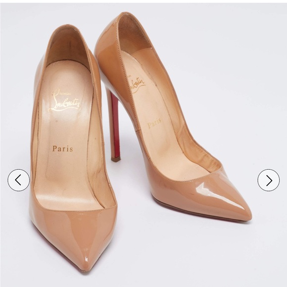 Christian Louboutin Beige Pigalle Pumps Heels 38.5 - Picture 4 of 11